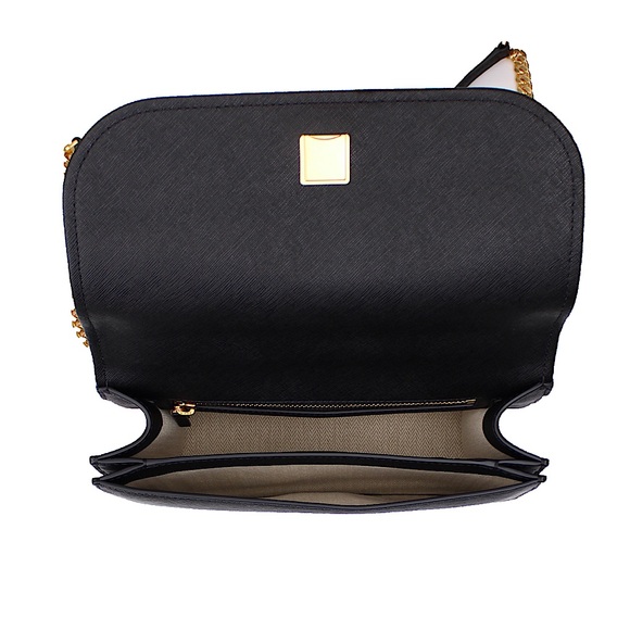Tory Burch Emerson East West Flap Shoulder Bag Crossbody & Card Holder In Black - Picture 10 of 15
